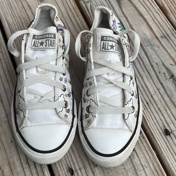 Converse Chuck Taylor All Star BUTTERFLY Sneakers Size Junior 2 - Picture 5 of 10